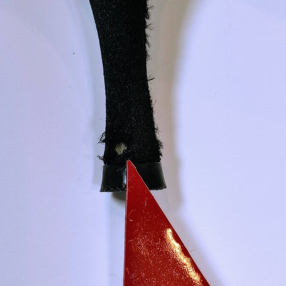 Daniel Barbara Women's 7 1/2 M Black Satin Italian Heels - Picture 5 of 13